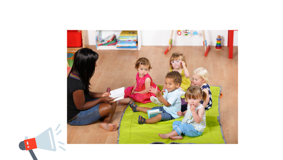 Enfants gardés en crèche